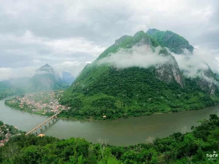 Cam U View Bungalow Hotel Nongkhiaw Exterior foto